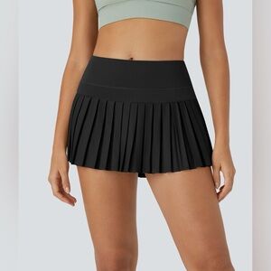 NWOT Kensie black pleated tennis skirt